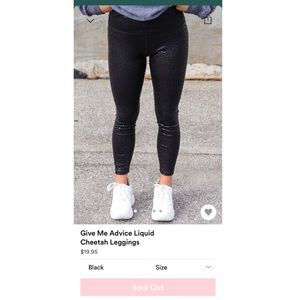 NWOT Cheetah Leggings